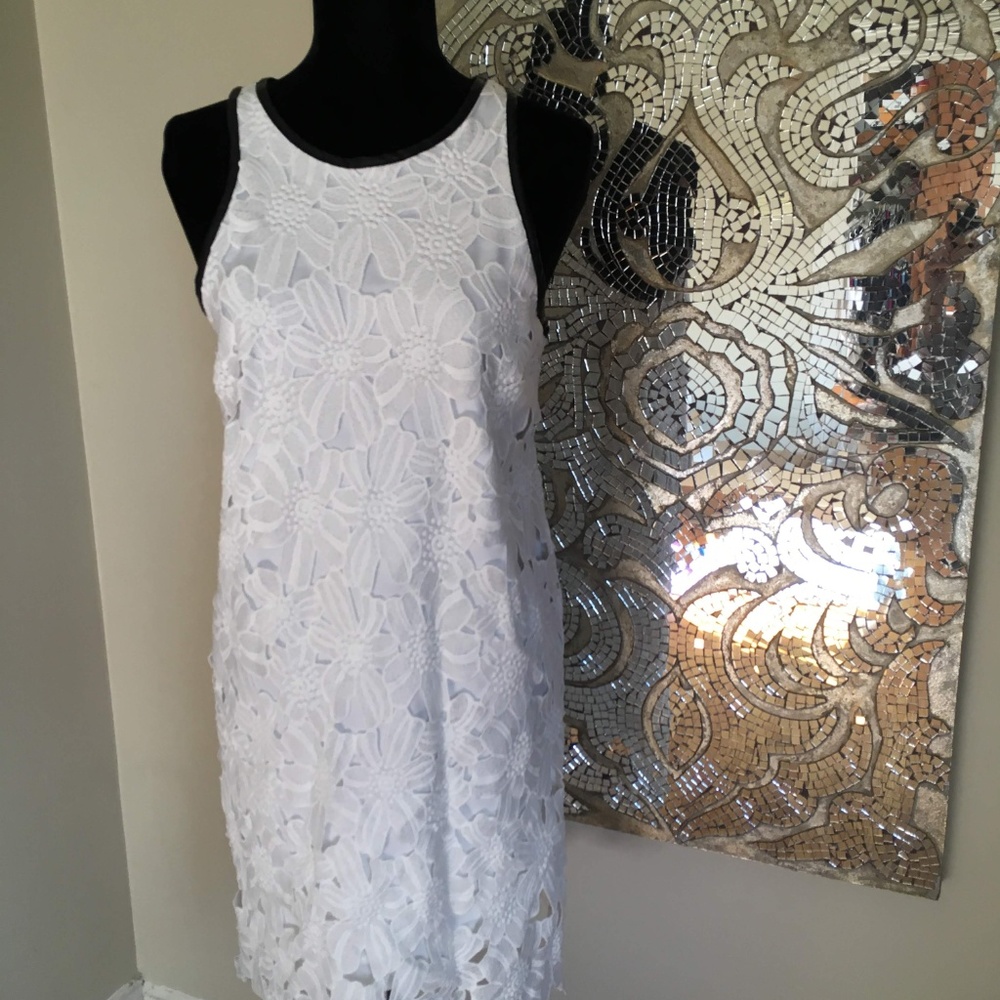 White Lace Short Dress- Wedding Shower Dress